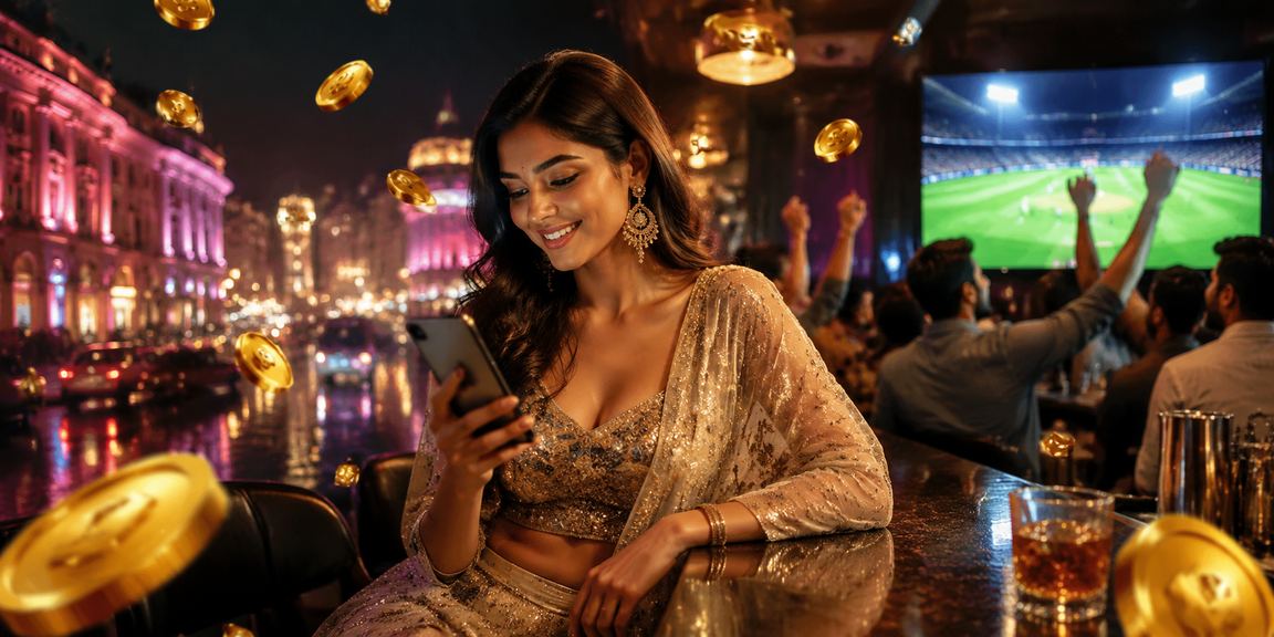 Excited Indian cricket fans watching a live match