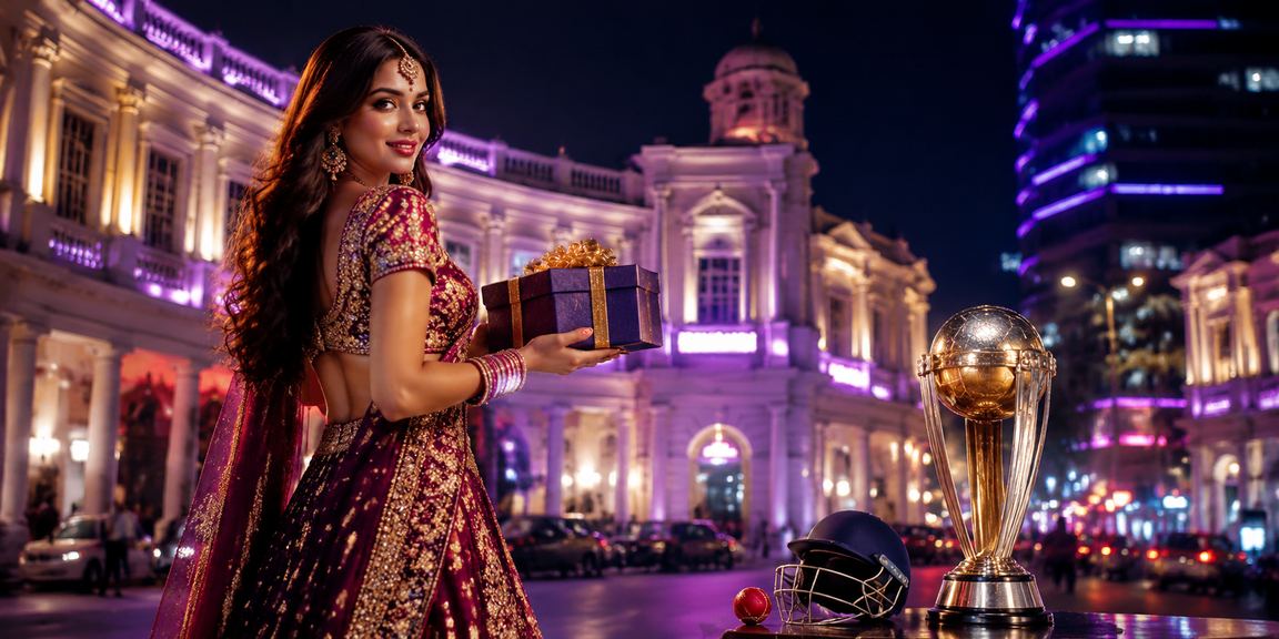Festive lottery tickets and gift boxes representing Indian festival season